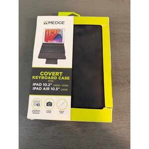 M-Edge Covert Keyboard Case for iPad 10.2 iPad Air 10.5 Bluetooth Black Folio